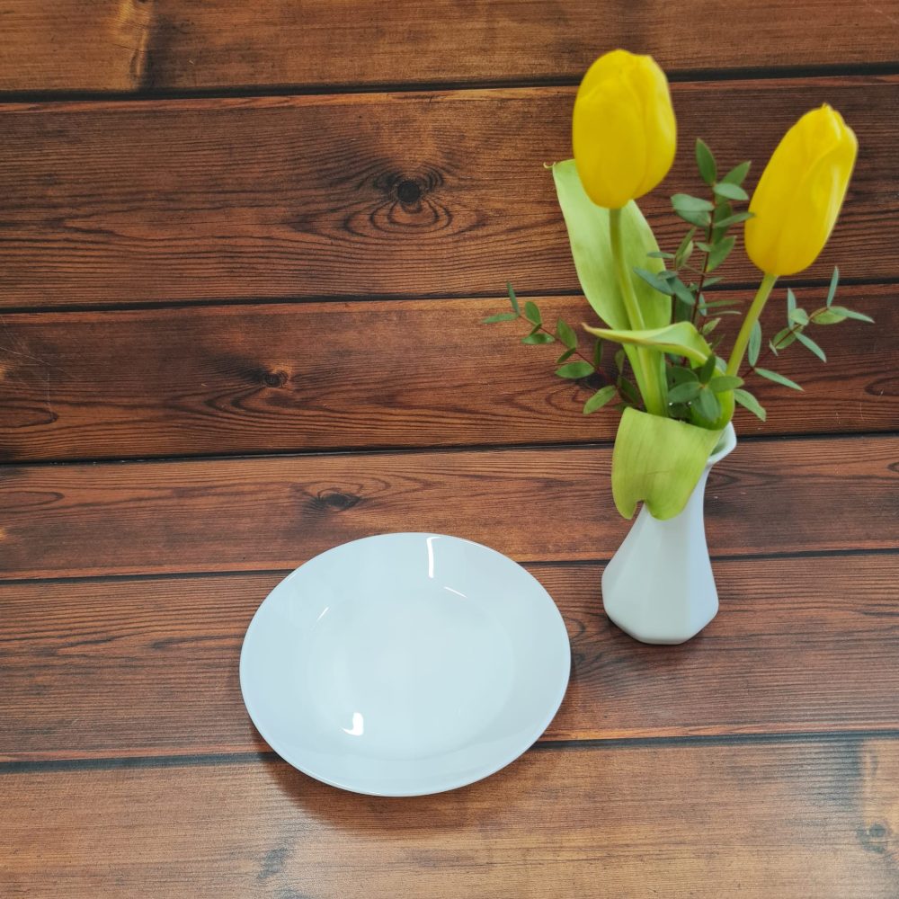 Dessertteller weiß rund 18cm