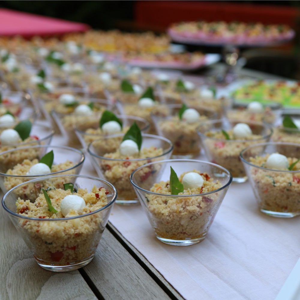Cous Cous mit Gemüse und Mozzarelline